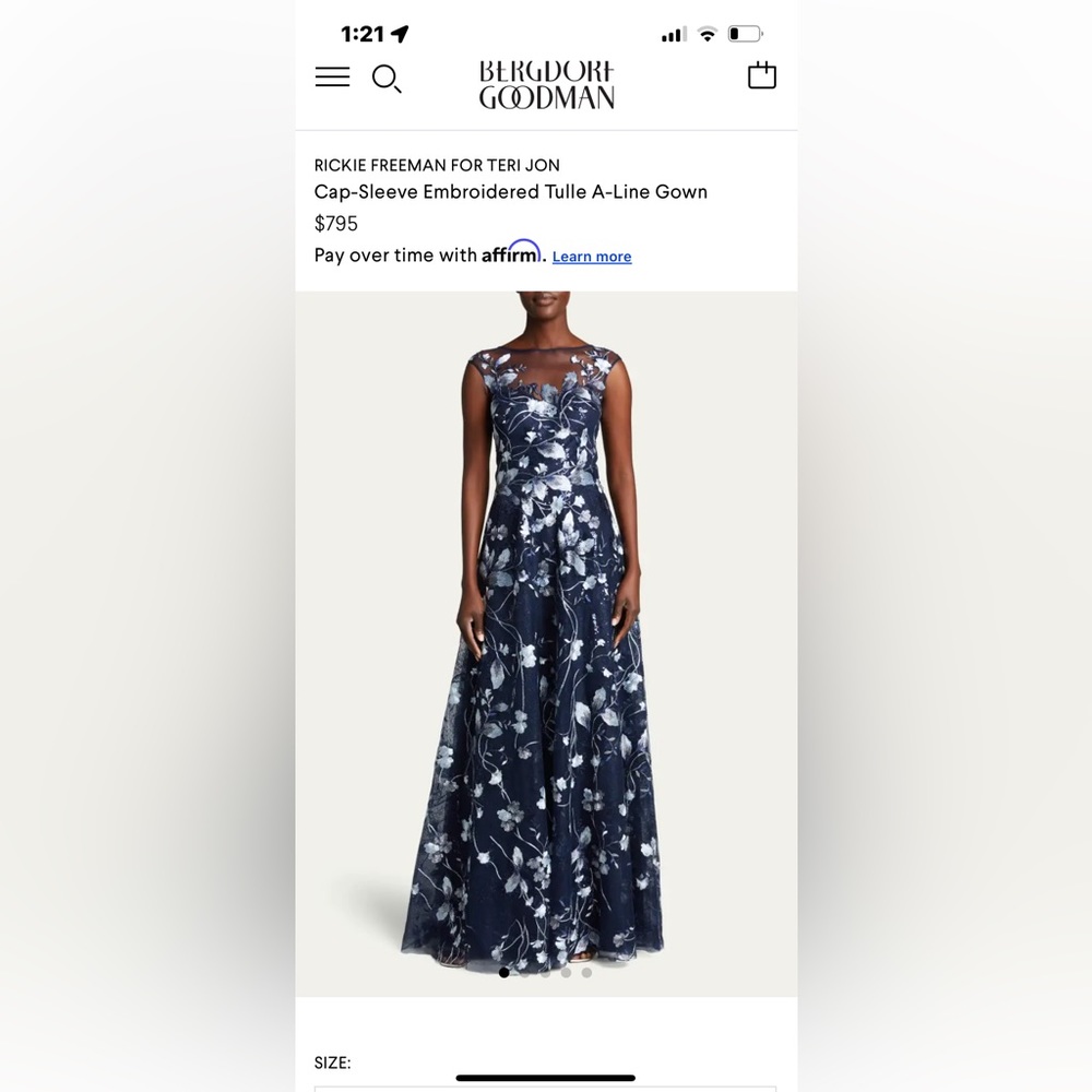 Ricki Freeman for Teri Jon lace gown
